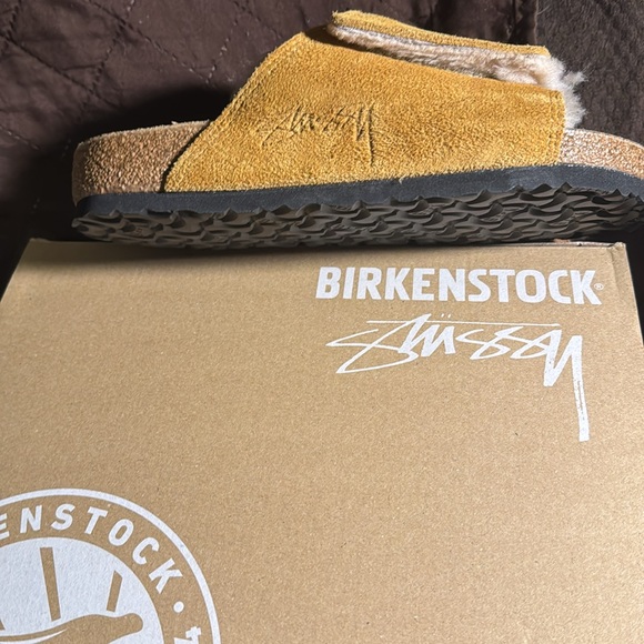 Birkenstock Stussy Solana sandals in Caramel 
Unisex size 9 women /7 in Men’s - Picture 7 of 13